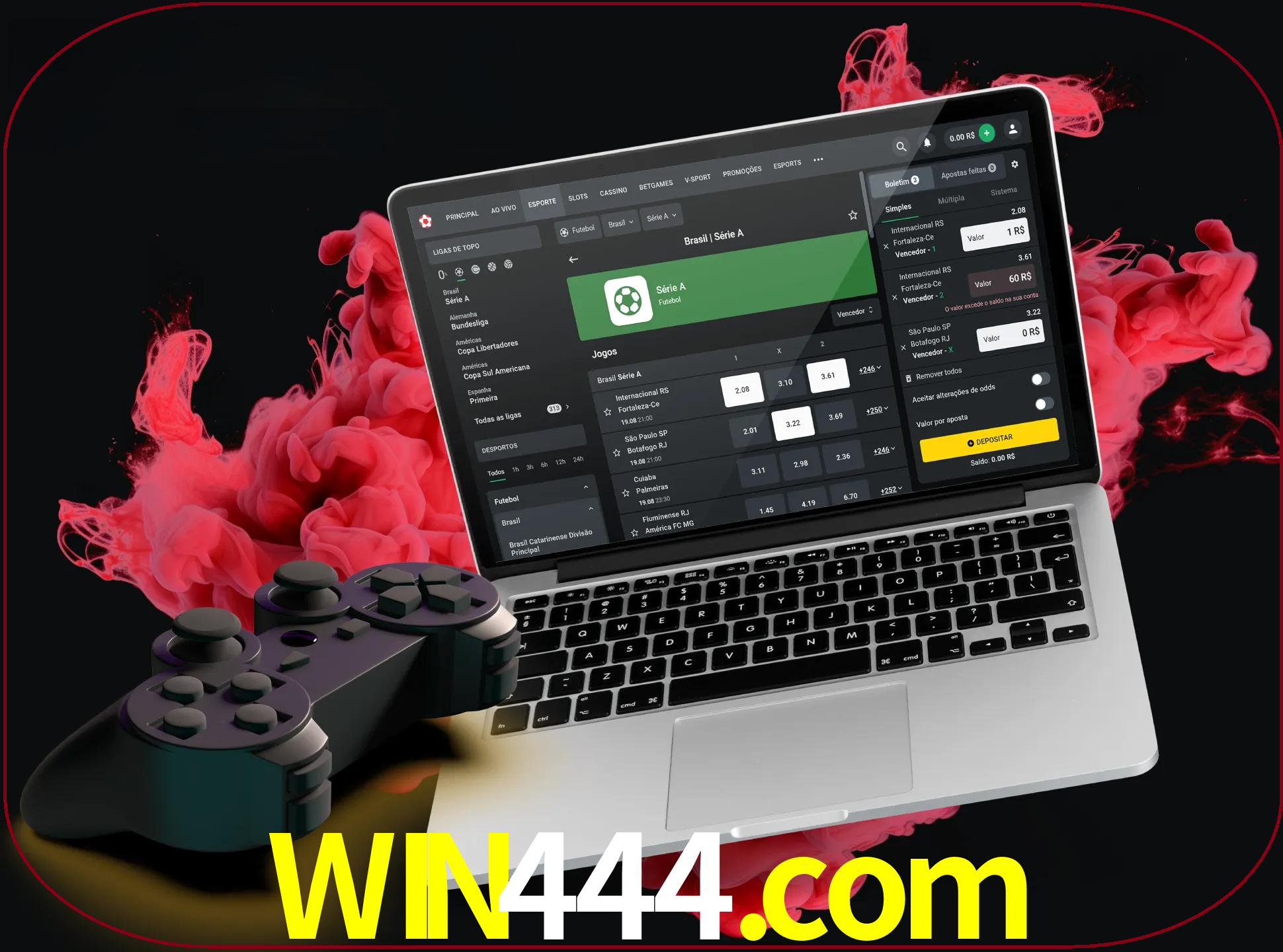 Visite a secção especial de jogos de vídeo em win444 para descobrir em que jogos pode apostar e ganhar muito dinheiro.